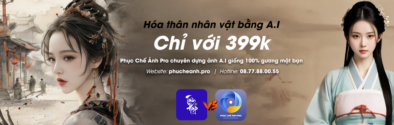 Phục chế ảnh Pro - Dựng ảnh A.I giống hệt người thật